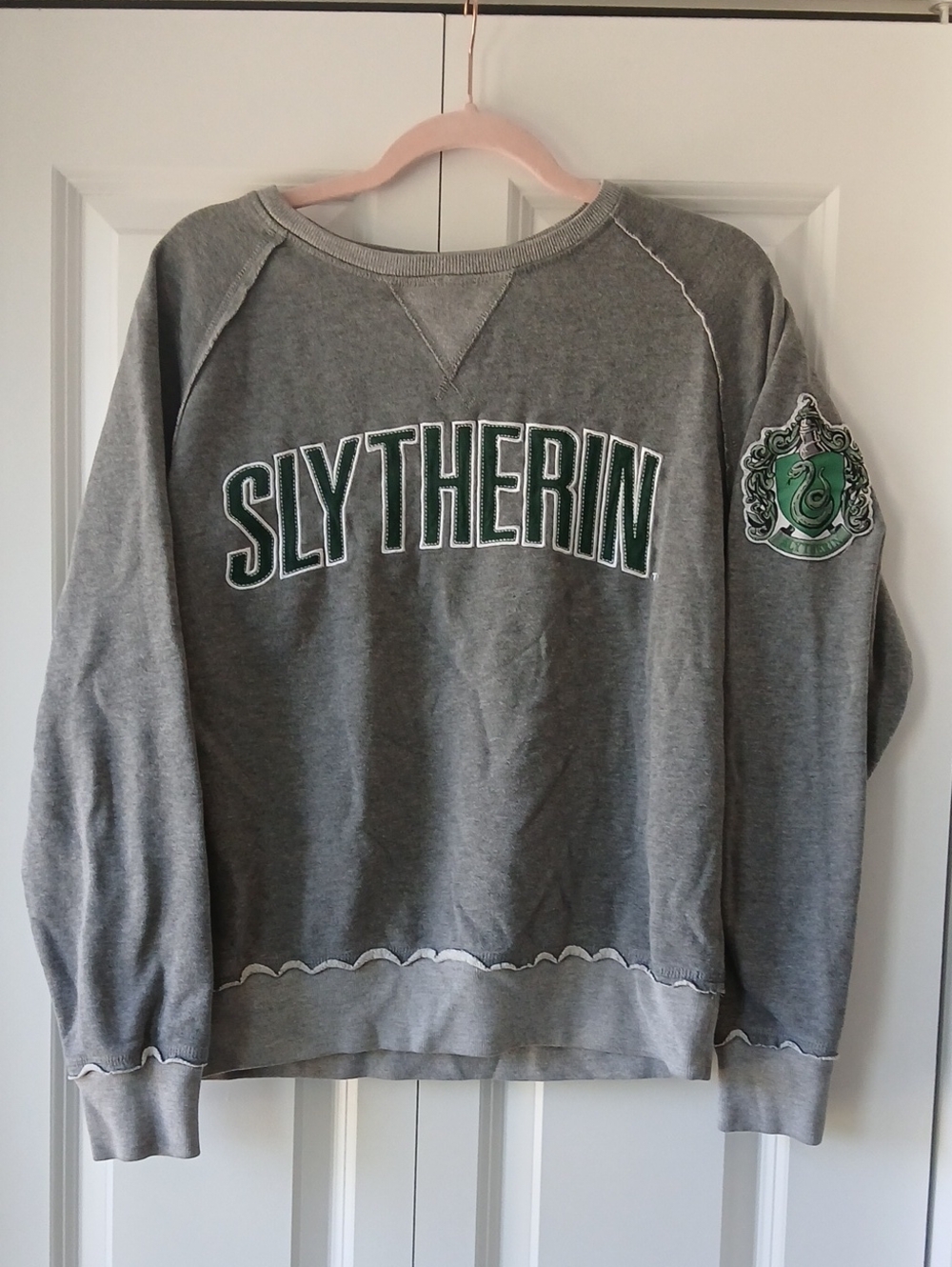 Harry Potter Universal Studios Wizarding World Slytherin Crewneck Sweatshirt MED